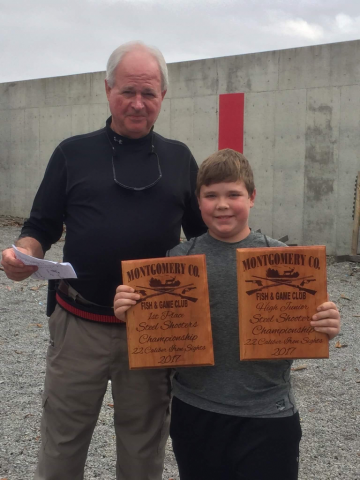 Luke Pierce - 1st Place .22LR Iron Sights and High Junior .22LR